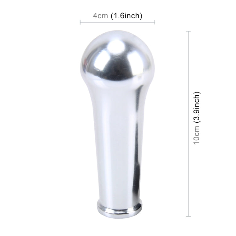 Universal Car Modified Shifter Lever Cover Manual Automatic Gear Shift Knob, Size: 10*4cm (Silver) - Shift Knob by buy2fix | Online Shopping UK | buy2fix