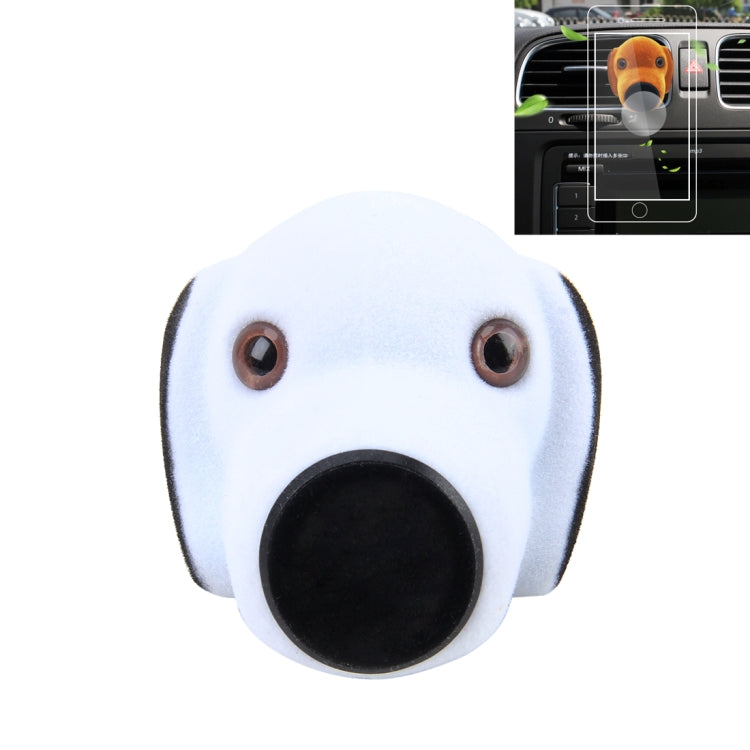 Car Cartoon Diffuser Air Freshener Perfume Vent Clip Styling Magnetic Support Phone Holder (White) by buy2fix