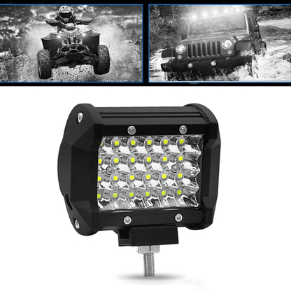 4 inch 18W 1800LM 4 Row LED Strip Light Working Refit Off-road Vehicle Lamp Roof Strip Light - Work Lights by buy2fix | Online Shopping UK | buy2fix