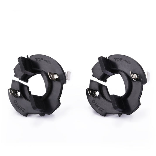 1 Pair H7 Xenon HID Headlight Bulb Base Retainer Holder Adapter for Volkswagen/Jetta/Golf 5/Kadi by buy2fix