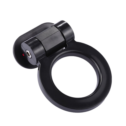 Car Truck Bumper Round Tow Hook Ring Adhesive Decal Sticker Exterior Decoration(Black) by buy2fix