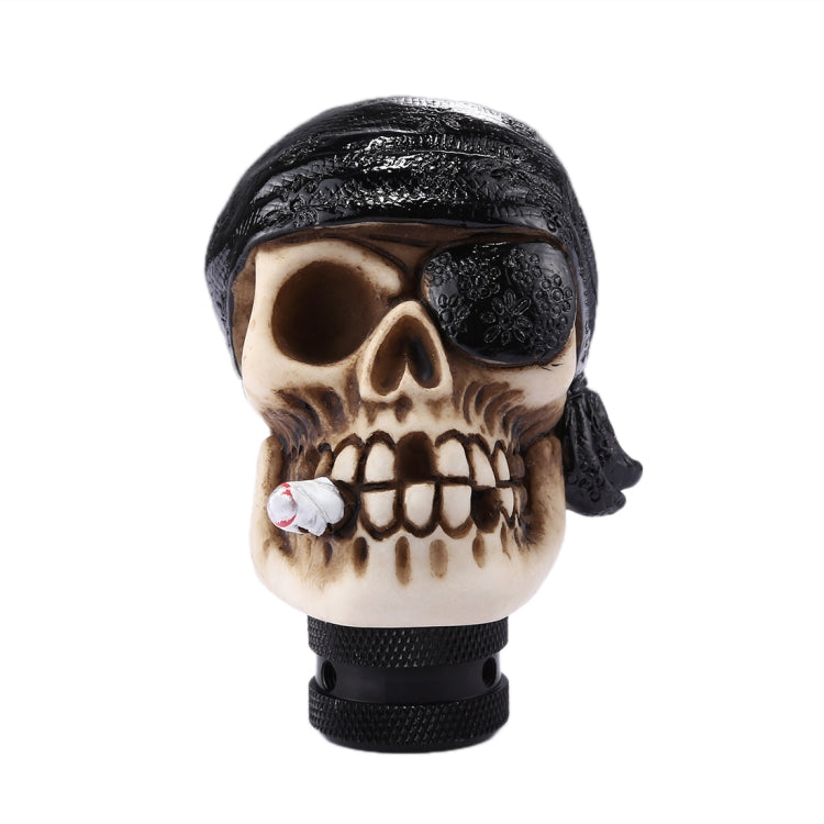 Pirate Skull Shaped Universal Vehicle Car Shifter Cover Manual Automatic Gear Shift Knob (Black) - Shift Knob by buy2fix | Online Shopping UK | buy2fix