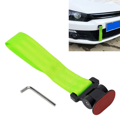 Universal Car Front Rear Tow Strap Adhesive Tape Towing Hook Ribbon, Size: 26.5*6.5*4cm(Green) - In Car by buy2fix | Online Shopping UK | buy2fix