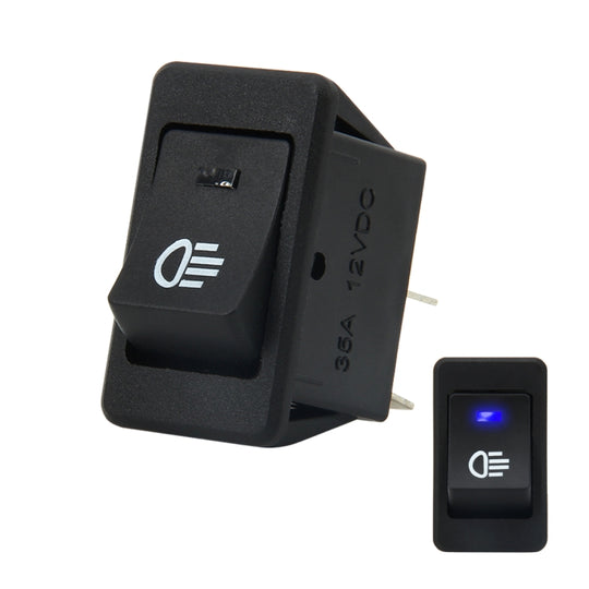 30 Ampere 12 Volt Vier Stecker LED ON OFF Auto Nebelscheinwerfer Schalter (blaues Licht)