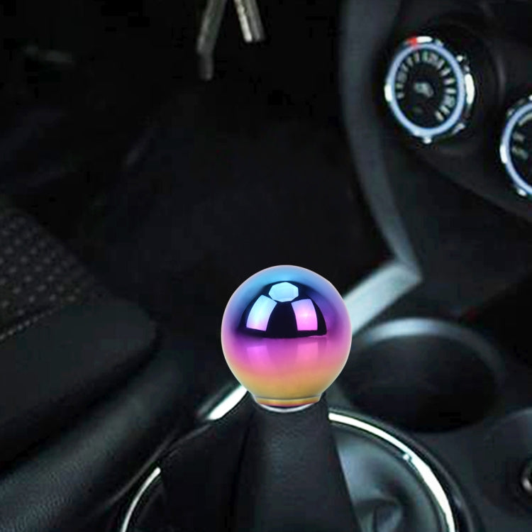 Universal Vehicle Car Gradient Blue Screwed Shifter Cover Manual Automatic Aluminum Gear Shift Knob by buy2fix
