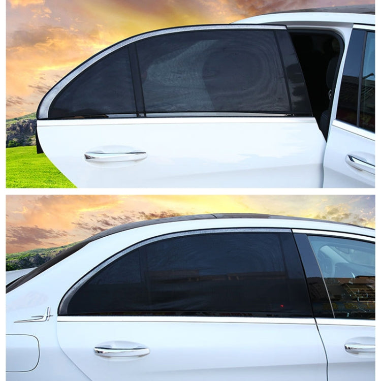 2 PCS Car Rear Window Net Yarn Sunscreen Insulation Window Sunshade Cover, Size: 113*50cm - Sound & Heat Insulation Cotton by buy2fix | Online Shopping UK | buy2fix