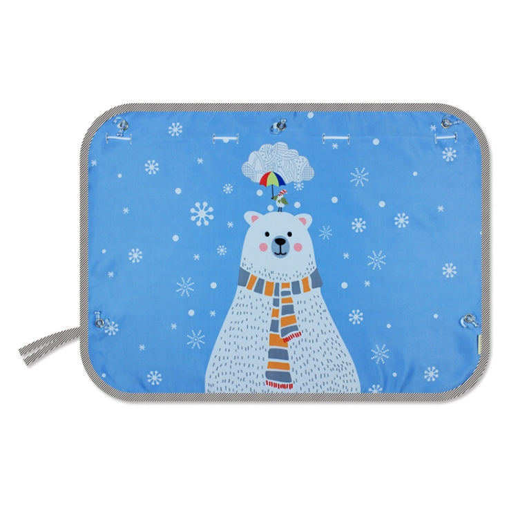 Car Large Rear Window Sunscreen Insulation Window Sunshade Cover, Size: 70*50cm by buy2fix