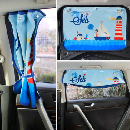 Car Large Rear Window Sunscreen Insulation Window Sunshade Cover, Size: 70*50cm by buy2fix