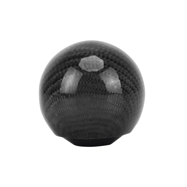 Universal Vehicle Car Shifter Cover Manual Automatic Carbon Fiber Ball Gear Shift Knob (Black) - In Car by buy2fix | Online Shopping UK | buy2fix