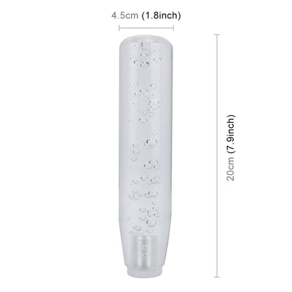 Universal Car Truck Transparent Bubble Colors LED Light Shift Knob Gear Lever Shifter, Length: 20cm by buy2fix