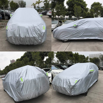 PEVA Anti-Dust Waterproof Sunproof SUV Car Cover with Warning Strips, Fits Cars up to 5.1m(199 inch) in Length - PE Material by buy2fix | Online Shopping UK | buy2fix