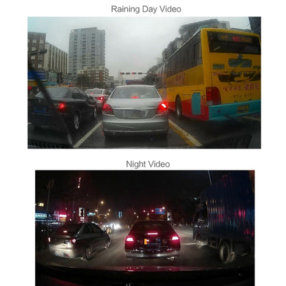 4 inch HD Video Recording HD Display Car Recorder with Separate F2.0 Camera, 12MP 170 Degrees Wide-angle/ Rear View Loop Recording/ G-Sensor Recording/ WDR Full HD/ Front Camera 1080P/ Rear Camera 720P/ Support 32G TF Card by buy2fix