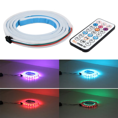 1.2m Car Auto Waterproof Universal Rear Colorful Flowing Light Tail Box Lights with RF Wireless Remote Control and Tail Light Controller, Red Light Brake Light Yellow Light Turn Signal Light LED Lamp Strip Tail Decoration - Brake Lights by buy2fix | Online Shopping UK | buy2fix