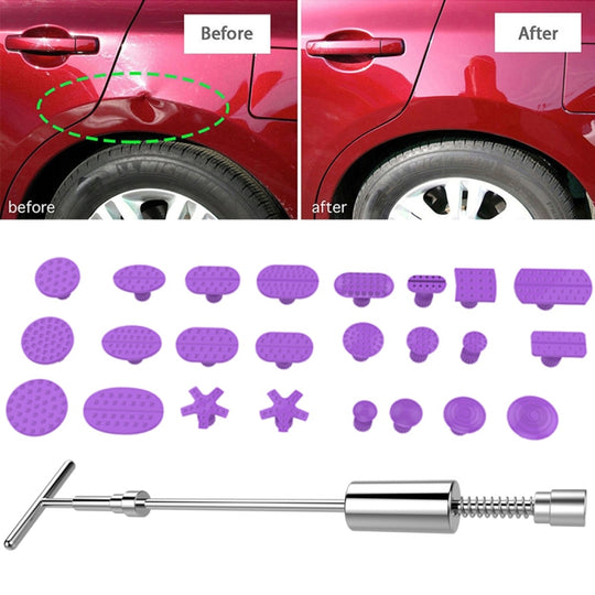 Kit d'outils de réparation automobile, outils de débosselage sans peinture, marteau coulissant, marteau inversé, ventouses en aluminium pour débosselage