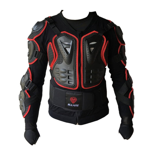 SULAITE BA-03 SUV Motorbike Bicycle Outdoor Sports Armor Protective Jacket, Size: M(Red) by SULAITE