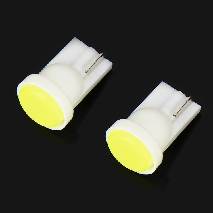 10 PCS T10/W5W/194/501/168 0.4W 20LM 6500K COB Bulbs Car Reading Lamp Clearance Light, DC 12V(White Light) - Clearance Lights by buy2fix | Online Shopping UK | buy2fix