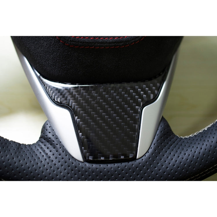 Carbon Fiber Steering Wheel Cover Trim Decal Interior DIY Decorative Sticker for Honda Civic 10th Gen 2016-2019 by buy2fix
