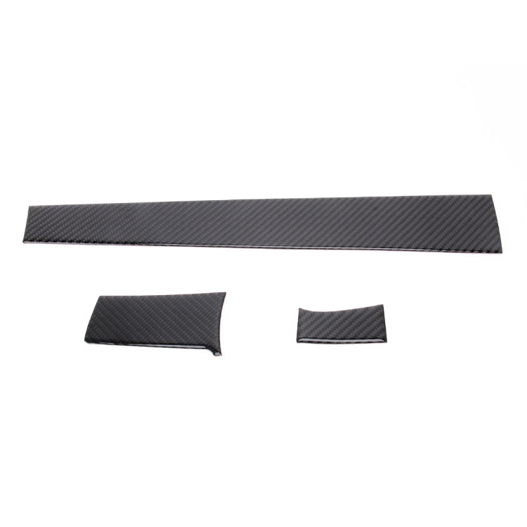 3 in 1 Carbon Fiber Central Control Gears Shift Panel Cover Trim Decals Decorative Sticker for Honda Civic 10th Gen 2016-2019, Left Driving by buy2fix