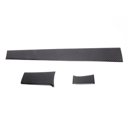 3 in 1 Carbon Fiber Central Control Gears Shift Panel Cover Trim Decals Decorative Sticker for Honda Civic 10th Gen 2016-2019, Left Driving by buy2fix
