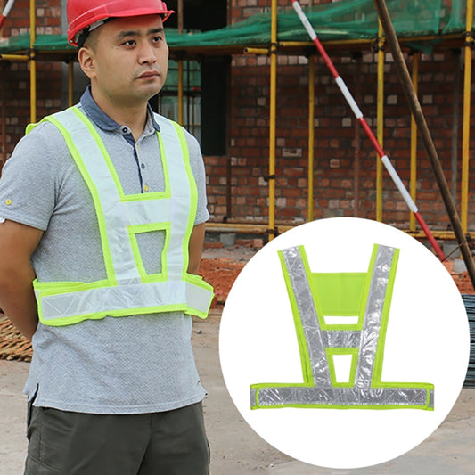 Reflective Fluorescent Vest Driving School Construction Traffic Safty Warning Reflective Vest - Reflective Safety Clothing by buy2fix | Online Shopping UK | buy2fix