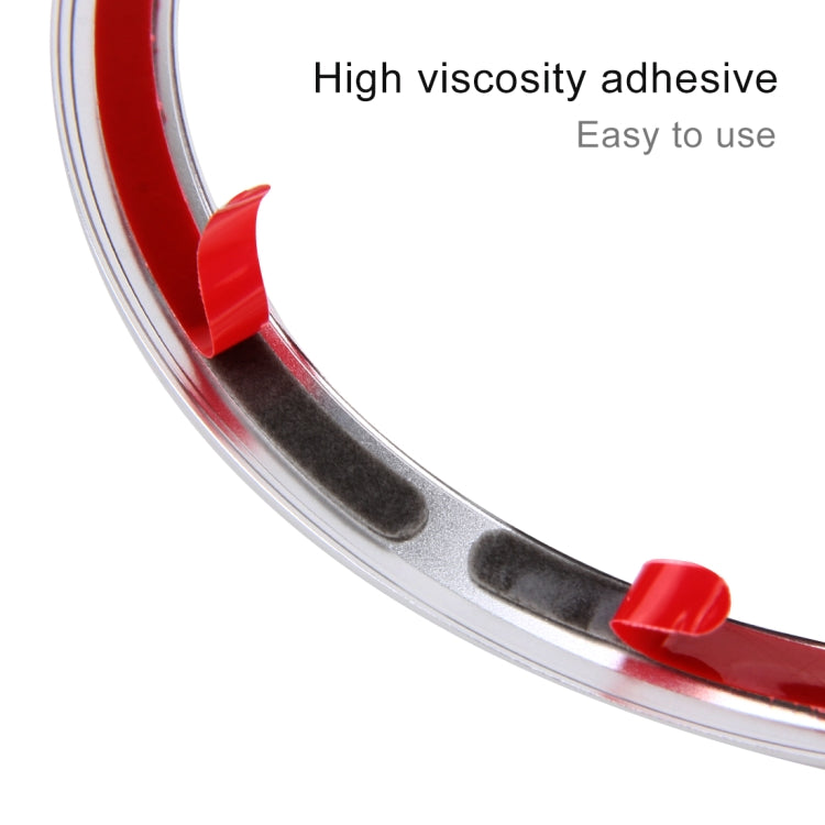 Car Auto Steering Wheel Aluminum Alloy Ring Cover Trim Sticker Decoration for Jaguar(Gold) by buy2fix