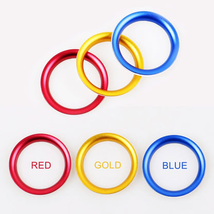 Car Engine Start Key Push Button Ring Trim Aluminum Alloy Sticker Decoration for Mazda CX4 / CX5 / Axela / ATENZA(Blue) by buy2fix