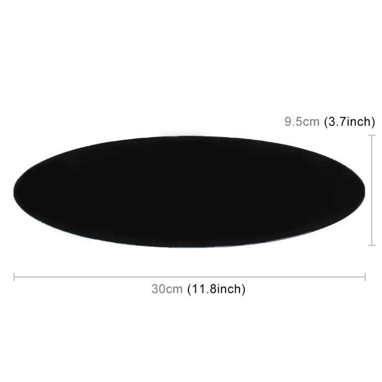Car Auto Oval Soft Rubber Dashboard Anti-slip Pad Mat for Phone / GPS/ MP4/ MP3, Size: 30*9.5cm by buy2fix