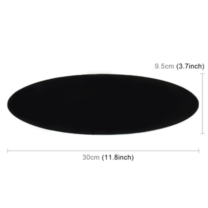 Car Auto Oval Soft Rubber Dashboard Anti-slip Pad Mat for Phone / GPS/ MP4/ MP3, Size: 30*9.5cm by buy2fix