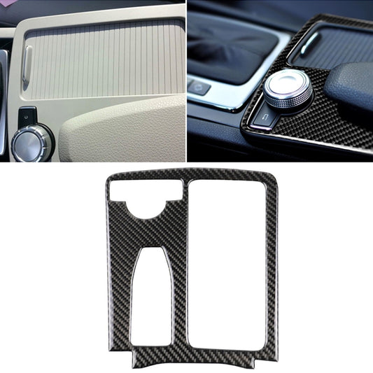 Car Carbon Fiber Left Drive Gear Position Panel Decorative Sticker for Mercedes-Benz W204 2007-2013 / W212 2010-2012 by buy2fix