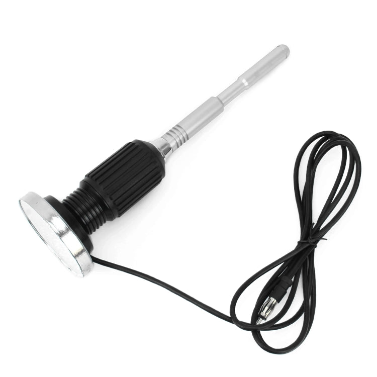 PS-5506 Universal Car Magnetic Roof Mount Base Radio AM/FM Aerial Amplified Antenna(Silver) - Aerials by buy2fix | Online Shopping UK | buy2fix