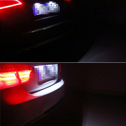 2 PCS DC 12V 2W 120LM 6000K LED License Plate Light 18-SMD Bulbs Lamps for Honda Civic VII4/5D 01-05, VIII 06-17, City 4D 03-09, Lengend 99-04 - License Plate Lights by buy2fix | Online Shopping UK | buy2fix