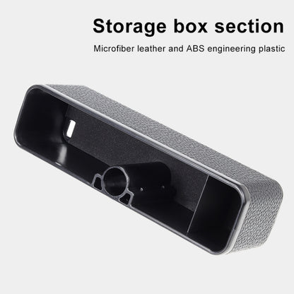 Universal Car Multi-functional Console Side Pocket Seat Gap Side Storage Box with Elbow Support Pad (Beige) by buy2fix