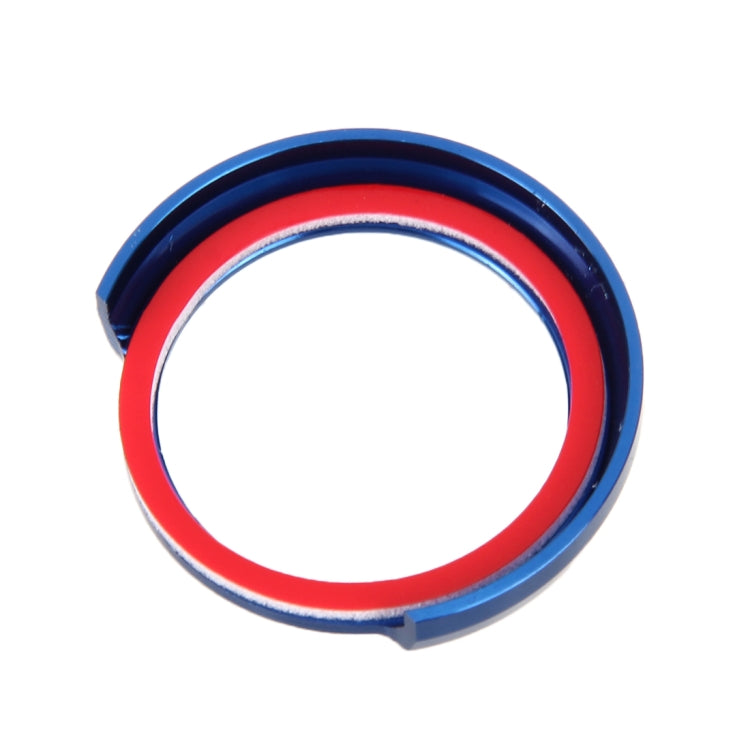 Car Engine Start Key Push Button Ring Trim Aluminum Alloy Sticker Decoration for BMW(Blue) by buy2fix
