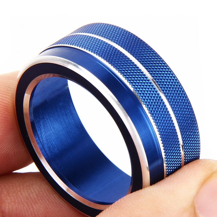 3 PCS Car Aluminum Alloy Air Conditioner Knob Case for Honda Tenth Generation Accord(Blue) by buy2fix