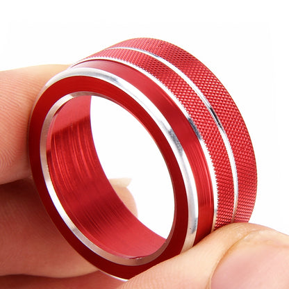 3 PCS Car Aluminum Alloy Air Conditioner Knob Case for Honda Tenth Generation Accord(Red) by buy2fix