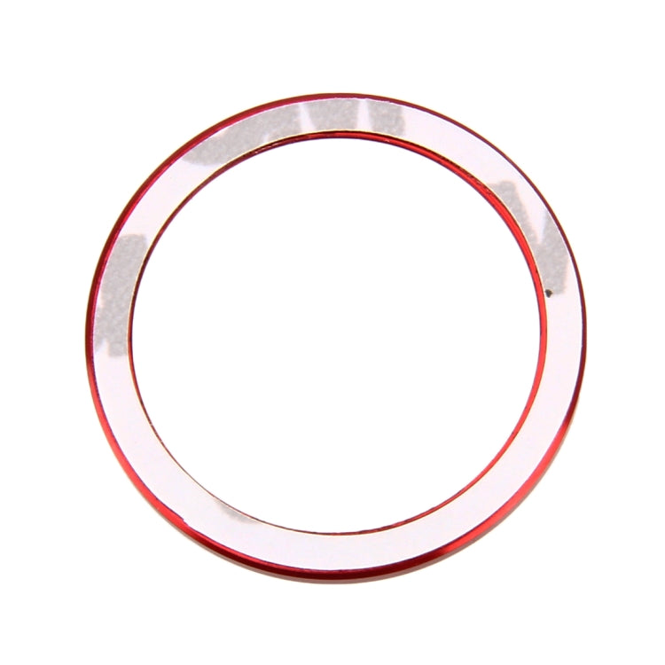 Car Engine Start Key Push Button Ring Trim Aluminum Alloy Sticker Decoration for Volkswagen(Red) by buy2fix