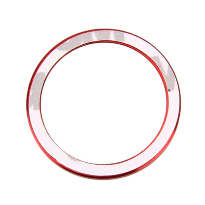 Car Engine Start Key Push Button Ring Trim Aluminum Alloy Sticker Decoration for Volkswagen(Red) by buy2fix