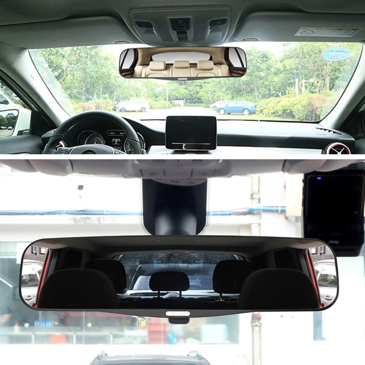 3R-331 Car Truck Interior Rear View Blind Spot Adjustable Wide Angle Curved Mirror, Size: 30*8.5*3.5cm - Interior Mirrors by 3R | Online Shopping UK | buy2fix