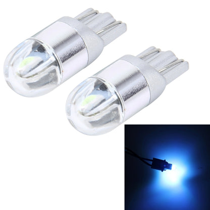 2 PCS T10 2W 2 SMD-3030 LED Car Clearance Lights Lamp, DC 12V (Ice Blue Light) - Clearance Lights by buy2fix | Online Shopping UK | buy2fix