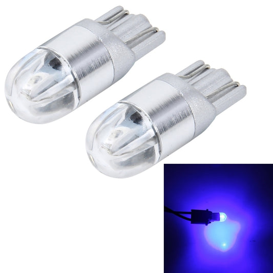 2 PCS T10 2W 2 SMD-3030 LED Car Clearance Lights Lamp, DC 12V (Blue Light) - Clearance Lights by buy2fix | Online Shopping UK | buy2fix