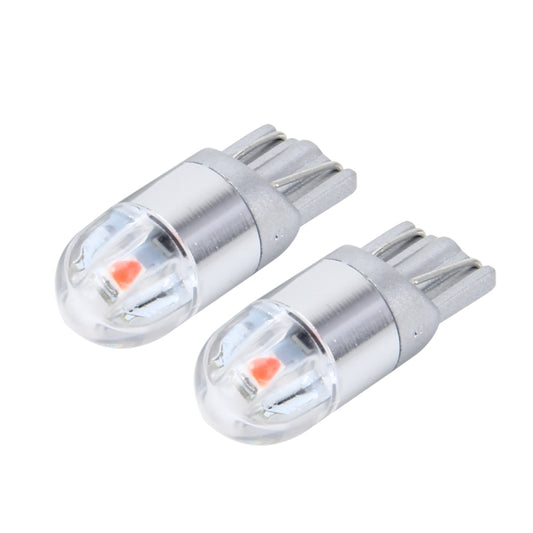 2 PCS T10 2W 2 SMD-3030 LED Car Clearance Lights Lamp, DC 12V (Red Light) by buy2fix