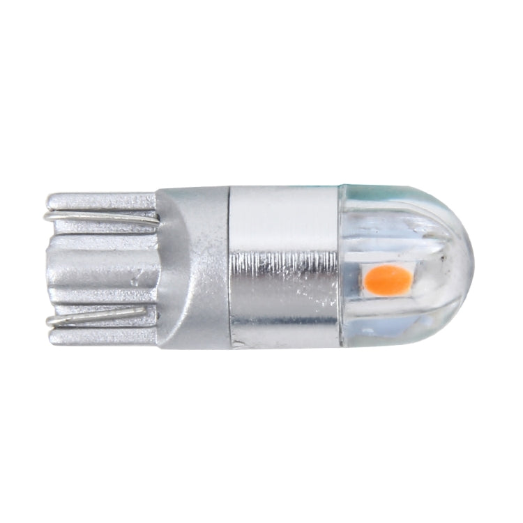 2 PCS T10 2W 2 SMD-3030 LED Car Clearance Lights Lamp, DC 12V (Yellow Light) by buy2fix