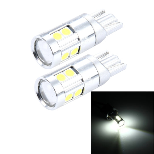 2 PCS T10 5W 8 SMD-3030 LED Car Clearance Lights Lamp, DC 12V(White Light) - Clearance Lights by buy2fix | Online Shopping UK | buy2fix