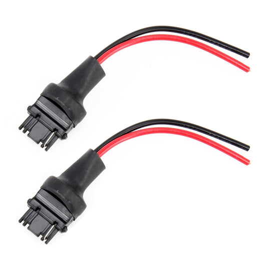 1 Pair T25 / 3156 Bulb Holder Base Male Socket with Wire by buy2fix