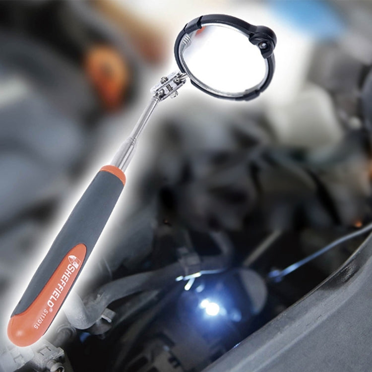 Retractable Vehicle Car Chassis Telescoping Inspection Mirror with 1 PCS 3mm LED Light, Mirror Diameter: 32mm, Max Expanding Length: 905mm - In Car by buy2fix | Online Shopping UK | buy2fix