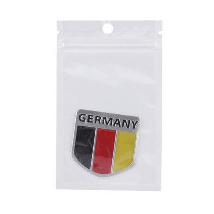 Germany Flag Style Metal Car Sticker - 3D Metal Sticker by buy2fix | Online Shopping UK | buy2fix