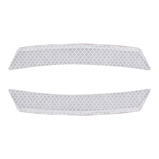 2 PCS Car-Styling Wheel Eyebrow Decorative Sticker Decorative Strip (White) by buy2fix