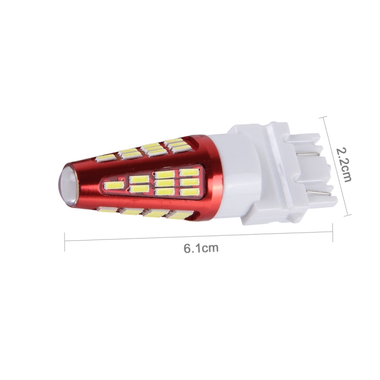 2 PCS 3157 10W 800LM 6000K 48 SMD-4014 LEDs Canbus Car Brake Light Lamp, DC 12V(White Light) - Brake Lights by buy2fix | Online Shopping UK | buy2fix