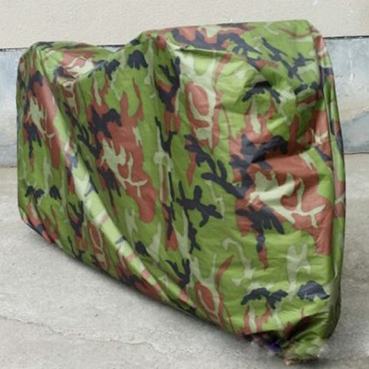 190T Polyester Taffeta All Season Waterproof Sun Motorcycle Mountain Bike Cover Dust & Anti-UV Outdoor Camouflage Bicycle Protector, Size: S by buy2fix