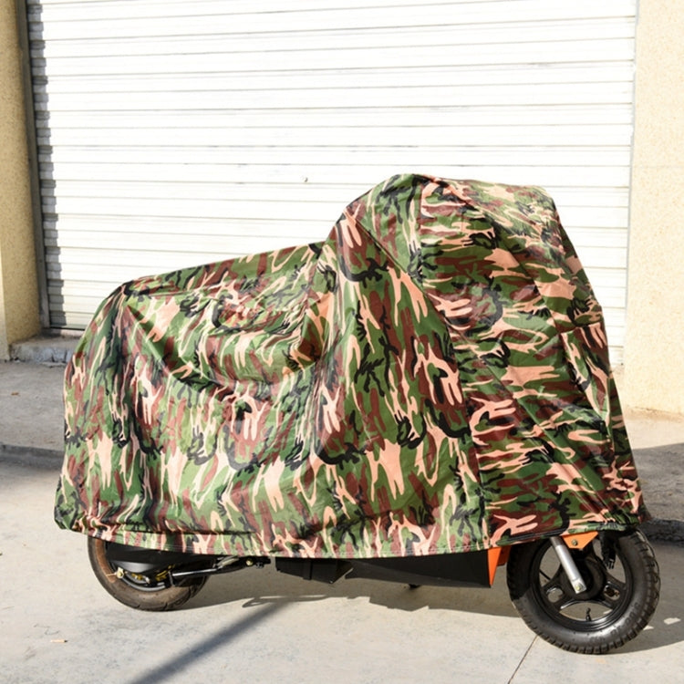 190T Polyester Taffeta All Season Waterproof Sun Motorcycle Mountain Bike Cover Dust & Anti-UV Outdoor Camouflage Bicycle Protector, Size: M by buy2fix